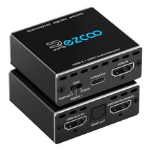Load image into Gallery viewer, 4K@120Hz HDMI 2.1 eARC Audio Extractor 1 in 1 Out Support VRR ALLM HDCP2.3 ARC eARC HDR CEC SPDlF Optical Audio Out Digital EDID for PS5 Xbox NVIDIA AMD_1
