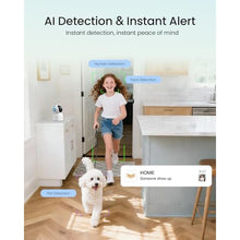 Load image into Gallery viewer, 4K Indoor 360 PT Security Camera, Dual-Band WiFi with 64GB Memory Card, Blue_1961