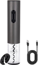 Load image into Gallery viewer, Electric Wine Opener,Rechargeable Automatic Wine Corkscrew with Foil Cutter,Type-C Charging Wine Openers With LED Light For Home Party