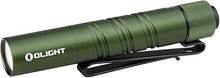 Load image into Gallery viewer, OLIGHT I3T 2 EOS Pocket EDC Flashlight, 200 Lumens Compact Bright Handheld Flashlights, Dual-Output Tail Switch Light with AAA Battery and Two-Way Pocket Clip for Camping and Hiking (OD Green)