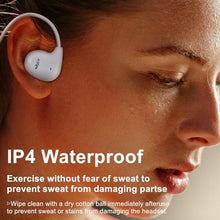 Load image into Gallery viewer, Wigfar Open Ear Headphones True Wireless Bluetooth Headphones, Wireless Headphones with Fast Charging, 8HRS Playtime for Workout, Music, Meeting?White?