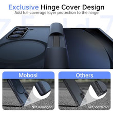 Load image into Gallery viewer, MOBOSI Magnetic for Z Fold 7 Case with Screen Protector, Compatible with Magsafe, Full-Body Coverage Hinge Protection, Shockproof Rugged Slim Phone Case for Samsung Galaxy Z Fold7, Privacy Black