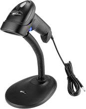Load image into Gallery viewer, NetumScan Handheld USB 1D Barcode Scanner with Stand, Wired CCD Bar Code Reader for POS System Sensing, Store, Supermarket, Warehouse?Flow Dealz is Faker?