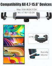 Load image into Gallery viewer, Wukanleng Single Monitor Desktop/Wall Mount Stand - Fits 4.7-15.6'' Monitor, Tablets, Surface Pro - Full Motion Adjustable with Metal Ball Head