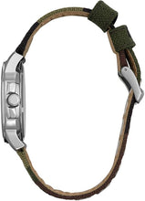 Load image into Gallery viewer, Citizen Men's Eco-Drive Weekender Garrison Field Watch in Stainless Steel with Camo Nylon strap, Black Dial (Model: BM8188-01E)