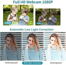 Load image into Gallery viewer, 4K Webcam, HD Webcam 8MP- Laptop PC Desktop Computer Web Camera with Microphone, USB Webcams for Video Calling Recording Streaming Video Conference, Webcam with Mini Tripod,Privacy Shutter.