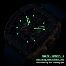 Load image into Gallery viewer, Mini Focus Men's Watch Fashion Sport Wrist Watches (Chronograph/Waterproof/Luminous/Calendar) Silicon Strap Quartz Watch for Men