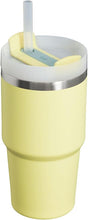 Load image into Gallery viewer, Stanley Quencher H2.0 FlowState Stainless Steel Vacuum Insulated Tumbler with Lid and Straw for Water, Iced Tea or Coffee, Smoothie and More, Pomelo, 20oz