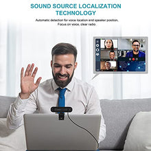 Load image into Gallery viewer, 3 in 1 Webcam - 2K HD USB C Webcam with Microphone and Speaker, Stereo Sound & Noise-Cancelling Mics, Privacy Cover, Light Correction, Autofocus Conference Web Camera for Computer/Laptop/PC/Monitor