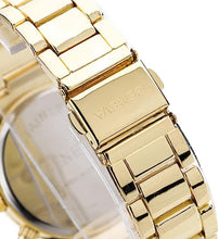 Load image into Gallery viewer, Gosasa Luxury Unisex Crystal Diamond Watches Quartz Digital Calendar Rose Gold Silver Stainless Steel Watch