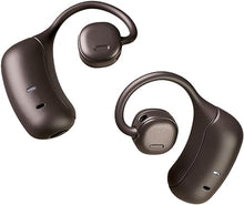 Load image into Gallery viewer, nwm MBE001 Wireless On-Ear Speakers (Open Ear Earphones) Prevent Sound Leakage with PSZ Technology (Bone Conduction Alternative) Including Microphone Dark Brown Designed by NTT Sonority in Japan