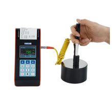 Load image into Gallery viewer, Portable hardness testers can measure materials: steel and cast steel, alloy tool steel, gray cast iron, ductile iron, cast aluminum alloy, copper-zinc alloy (brass), pure copper, forged steel (KH530)