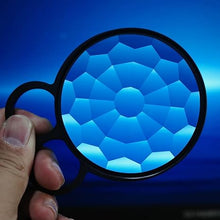 Load image into Gallery viewer, 77mm Handheld Kaleidoscope Glass Prism Camera Filter Variable Number of Subjects SLR Photography Accessories