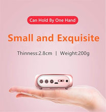 Load image into Gallery viewer, Portable Voice Amplifier with Wired Microphone Headset Rechargeable PA System Speaker Personal Microphone Speech Amplifier Power Amplifiers Loudspeaker for Teachers/Metting/Tour Guide (Rose Gold)