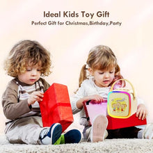 Load image into Gallery viewer, HWWR Karaoke Machine for Kids, Mini Karaoke Machine with 2 Microphones & LED Lights for Home Party, Toys for Girls Boys, Family Easter Christmas Birthday Gift for Kids 4 5 6 7 8 9 10 11 12+ Years Old