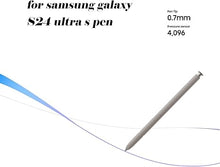 Load image into Gallery viewer, Galaxy S24 Ultra S Pen Replacement for Samsung Galaxy S24 Ultra Stylus Pen,0.7mm Fine Tip for Precision,US Version,EJ-PS928BYEGUS,WithoutBluetooth(Light Gray)