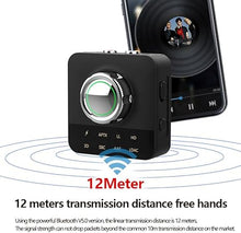 Load image into Gallery viewer, eppfun Bluetooth Audio Receiver, with LDAC/APTX Low Latency/APTX HD/AAC/SBC, Wireless RCA Audio Adapter with 3.5mm Jack/RCA Out for Hi Res Music Streaming,HiFi Audio,Skeakers, Home Stereo