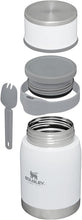 Load image into Gallery viewer, Stanley Adventure To-Go Food Jar and Spork 24 oz | Vacuum Insulated Thermos Food Container | Wide Mouth Screw On Lid | Stainless Steel | BPA-Free | Polar