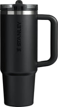 Load image into Gallery viewer, Stanley Quencher ProTour Flip Straw Tumbler with Leakproof Lid 30 oz | Built-In Straw & Handle | Cupholder Compatible for Travel | Insulated Stainless Steel Cup | BPA-Free | Black Solid