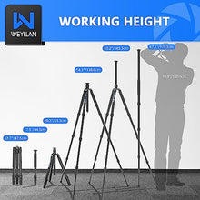 Load image into Gallery viewer, Weyllan Carbon Fiber Camera Tripod Stand, 65.2'' Monopod, 29mm Travel Tripod for Dslr Camera Sony Nikon Canon Fuji