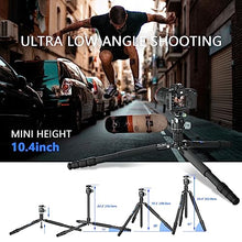Load image into Gallery viewer, 72.6'' Carbon Fiber Tripod Camera Monopod WEYLLAN Heavy Duty Tripod for Camera, 32.5mm Tube, Professional Camera Tripod with 44mm Arca Low Profile Ball Head, Dslr Tripod Stand for Telescope, Camcorder