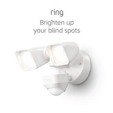 Load image into Gallery viewer, Ring Smart Lighting – Floodlight, Wired, Outdoor Motion-Sensor Security Light, White (Bridge required)