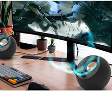 Load image into Gallery viewer, Creative Pebble 2.0 USB-Powered Desktop Speakers with Far-Field Drivers and Passive Radiators for Pcs and Laptops (Black)