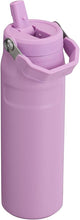 Load image into Gallery viewer, Stanley IceFlow Flip Straw 2.0 Water Bottle 24 OZ | Built-In Straw with Larger Opening | Lightweight & Leak-Resistant | Insulated Stainless Steel | BPA-Free | Lilac