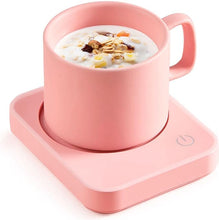 Load image into Gallery viewer, VOBAGA Coffee Mug Warmer, Electric Coffee Warmer for Office Desk Accessories with Auto Shut Off, 3 Temperature Setting Smart Cup Warmer for Heating Coffee, Beverage, Milk and Tea (No Mug)