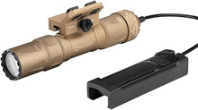 Load image into Gallery viewer, OLIGHT Odin S 1500 Lumens MLOK Rail Mounted Weaponlight Rechargeable Tactical Flashlight with Upgraded Remote Pressure Switch, 250 Meters Throw Distance, IPX8 Waterproof (Desert Tan)