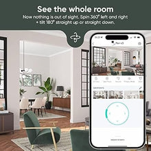 Load image into Gallery viewer, WYZE Cam Pan v3 Indoor/Outdoor IP65-Rated 1080p Pan/Tilt/Zoom Wi-Fi Smart Home Security Camera with Color Night Vision, 2-Way Audio, Compatible with Alexa & Google Assistant, White, 2-Pack