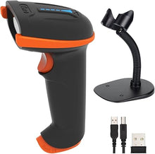 Load image into Gallery viewer, Tera 1D 2D QR Barcode Scanner Wireless and Wired with Battery Level Indicator Digital Printed Bar Codes Reader with Stand Portable Handheld Barcode Scanner Compact Plug and Play Model D5100-Z