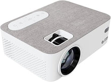 Load image into Gallery viewer, Core Innovations Home Theater Bundle with Projector, 120" Screen, and Two Mini Bluetooth Wireless Bone Conduction Instant Speakers, White