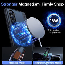 Load image into Gallery viewer, MOBOSI Magnetic for Z Fold 7 Case with Screen Protector, Compatible with Magsafe, Full-Body Coverage Hinge Protection, Shockproof Rugged Slim Phone Case for Samsung Galaxy Z Fold7, Privacy Black