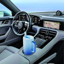 Load image into Gallery viewer, Meoky 32 oz Tumbler with Handle and Flip Straw, 100% Leakproof Tumbler with Lid and Straw, Stainless Steel Insulated Cup, Cupholder Friendly, Keeps Cold for 24 Hours (Sky)