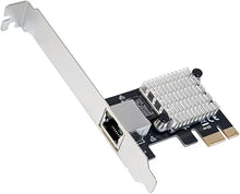 Load image into Gallery viewer, IO CREST 2.5 Gigabit Ethernet PCI Express PCI-E Network Interface Card 10/100/1000/25000 Mbps RJ45 LAN Intel I225 Chipset, Black (SY-PEX24076)