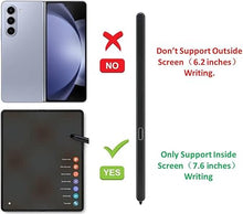 Load image into Gallery viewer, Galaxy Z Fold 6/5 S Pen Fold Edition Stylus Pen, Slim 1.5mm Pen Tip, 4,096 Pressure Levels for Samsung Galaxy Z Fold 5 Phones Only (Black)