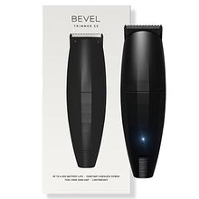 Load image into Gallery viewer, Bevel Beard Travel Trimmer SE for Men - Lightweight Cordless Mustache Trimmer, 4 Hour Rechargeable Battery Life, Tool Free Adjustable Zero Gapped Blade, Barber Supplies, Black (Packaging May Vary)
