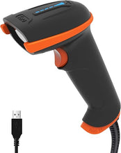 Load image into Gallery viewer, Tera Upgraded USB 1D 2D QR Barcode Scanner Wired, Officially Certified Dustproof Shockproof Waterproof IP65 Ergonomic Handle Fast and Precise Scan for Windows Linux Plug and Play Model D5100Y