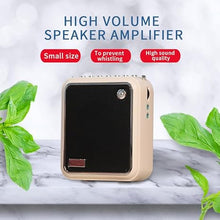 Load image into Gallery viewer, Portable Voice Amplifier,10W Bluetooth Rechargeable Personal Voice Amplifier with Wired Microphone Headset,PA System Speaker for Teaching/Meeting/Outdoors (S50 Wired Headset Microphone White)