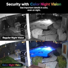 Load image into Gallery viewer, WYZE Cam v4, 2.5K HD WiFi Smart Home Security Camera, Indoor/Outdoor, Pet/Baby Monitor, Motion Activated Spotlight/Siren, Color Night Vision, 2-Way Audio, Compatible with Alexa & Google, Wired, Black