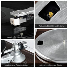 Load image into Gallery viewer, Turntables Belt-Drive Record Player with Wireless Output Connectivity, Vinyl Player Support 33&45 RPM Speed Phono Line USB Digital to PC Recording with Advanced Magnetic Cartridge&Counterweight