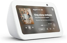 Load image into Gallery viewer, Amazon Echo Show 5 (newest model), Smart display with 2x the bass and clearer sound, Glacier White