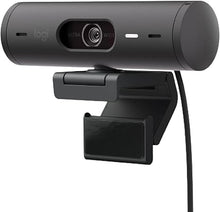Load image into Gallery viewer, Logitech Brio 501 Full HD Webcam with Auto Light Correction,Show Mode, Dual Noise Reduction Mics, Privacy Cover, Works with Microsoft Teams, Google Meet, Zoom, USB-C Cable - Black