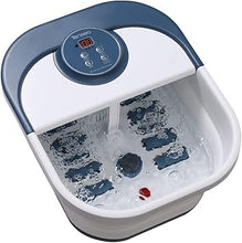 Load image into Gallery viewer, Collapsible Foot Spa Bath Massager with Heat, Bubbles, Pedicure Foot Spa with 8 Rollers, Foot Spa Tub for Stress Relief, Foot Soaker with Mini Acupressure Massage Points & Temperature Control