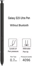 Load image into Gallery viewer, Galaxy S24 Ultra S Pen Replacement for Samsung Galaxy S24 Ultra 5G Touch Stylus Pen, 4096 Levels of Pressure Sensitivity S24 S Pen (Without-Bluetooth) Replacement + Tips/Nibs (Blcak)