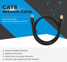 Load image into Gallery viewer, 2.5GBase-T PCIe 3.1 Network Adapter with Intel I225-V+3ft Cat8 Ethernet Cable 2500/1000/100Mbps PCI Express Gigabit Ethernet Card RJ45 LAN Controller for Windows 10/11 with Low Profile Bracket