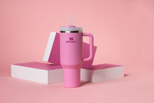 Load image into Gallery viewer, Stanley Quencher H2.0 FlowState Stainless Steel Vacuum Insulated Tumbler with Lid and Straw for Water, Iced Tea or Coffee, Smoothie and More, Peony, 40oz