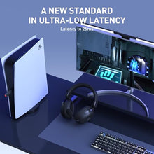 Load image into Gallery viewer, PRISMXR Wireless Gaming Headset Compatible with PS5/4, PC, Quest 3S/3/2, up to 80-hr Battery, 2.4Ghz USB Gaming Headphones with Bluetooth, 7.1 Virtual Surround Sound – Vega Q1