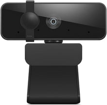 Load image into Gallery viewer, Lenovo Essential Full HD 1080P Webcam, Dual Microphone, No Driver 1.8m USB 2.0, Wide-Angle, Tilt-Control, 360-Degree Rotation, Black